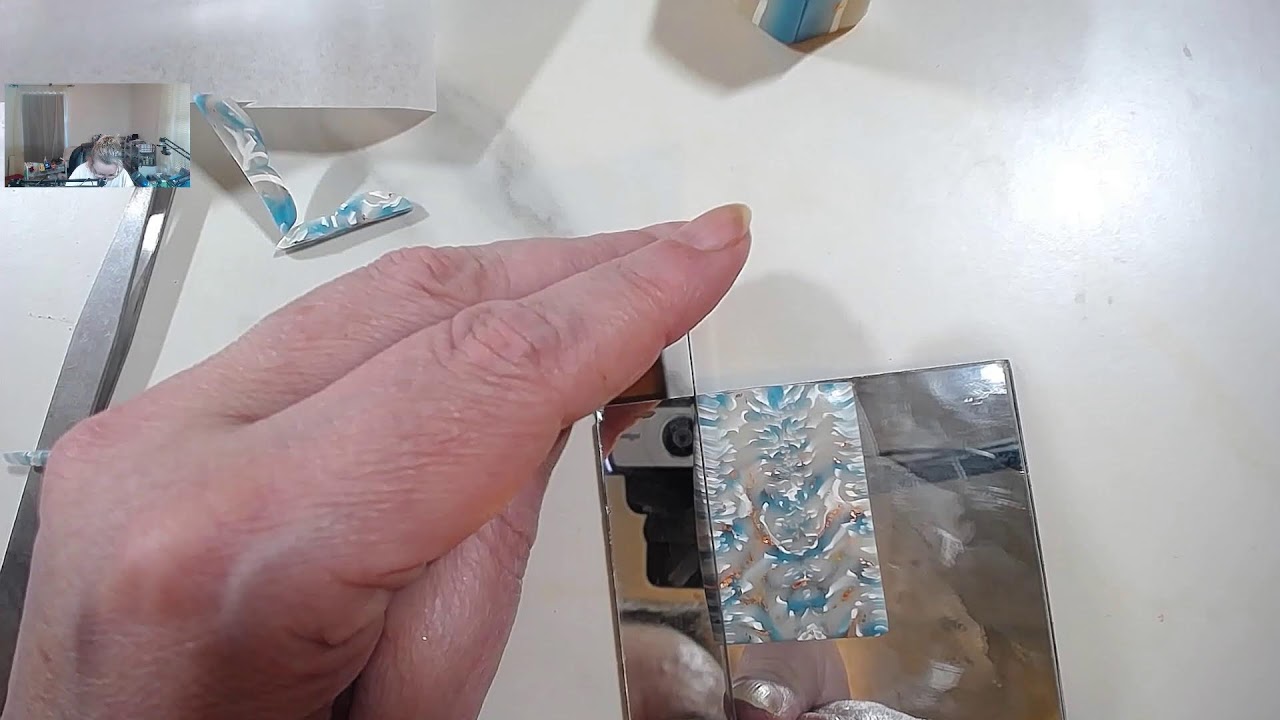 Winter landscape pendant - polymer clay tutorial