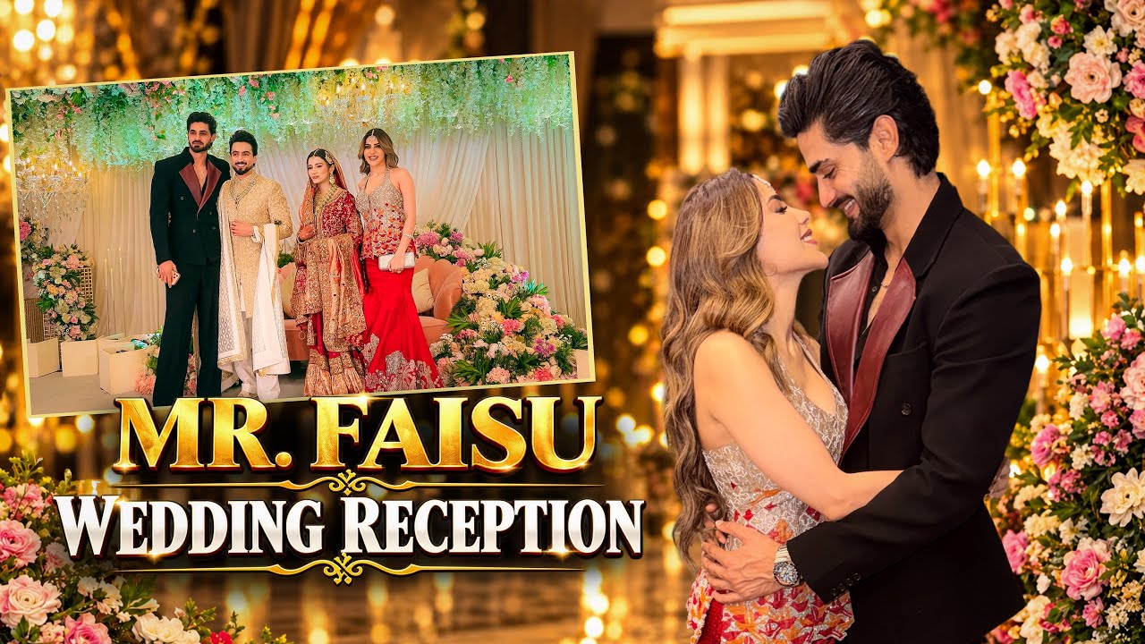 😍 Attended Mr. Faisu&rsquo;s Wedding Reception! | with Nikki ❤️ #trending #reception #wedding