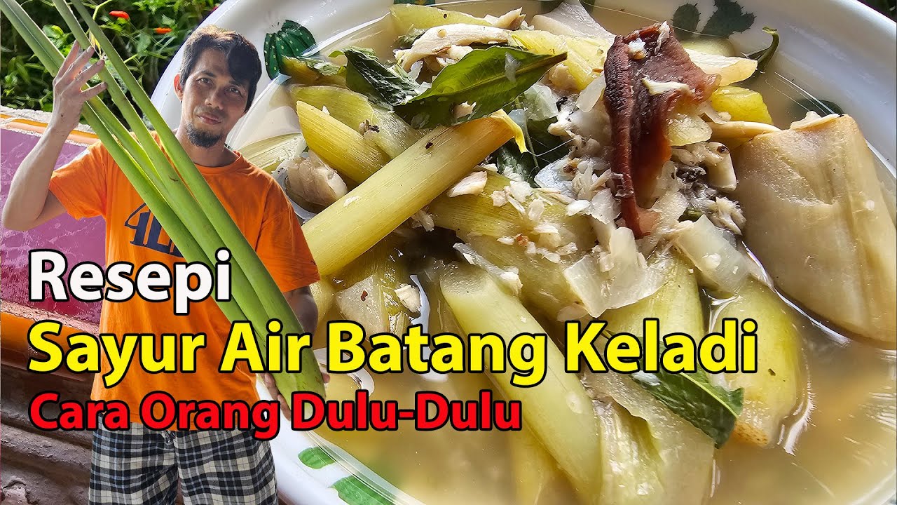 Resepi Sayur Air Batang Keladi Cara Orang Dulu Dulu || Resepi Masakan #44