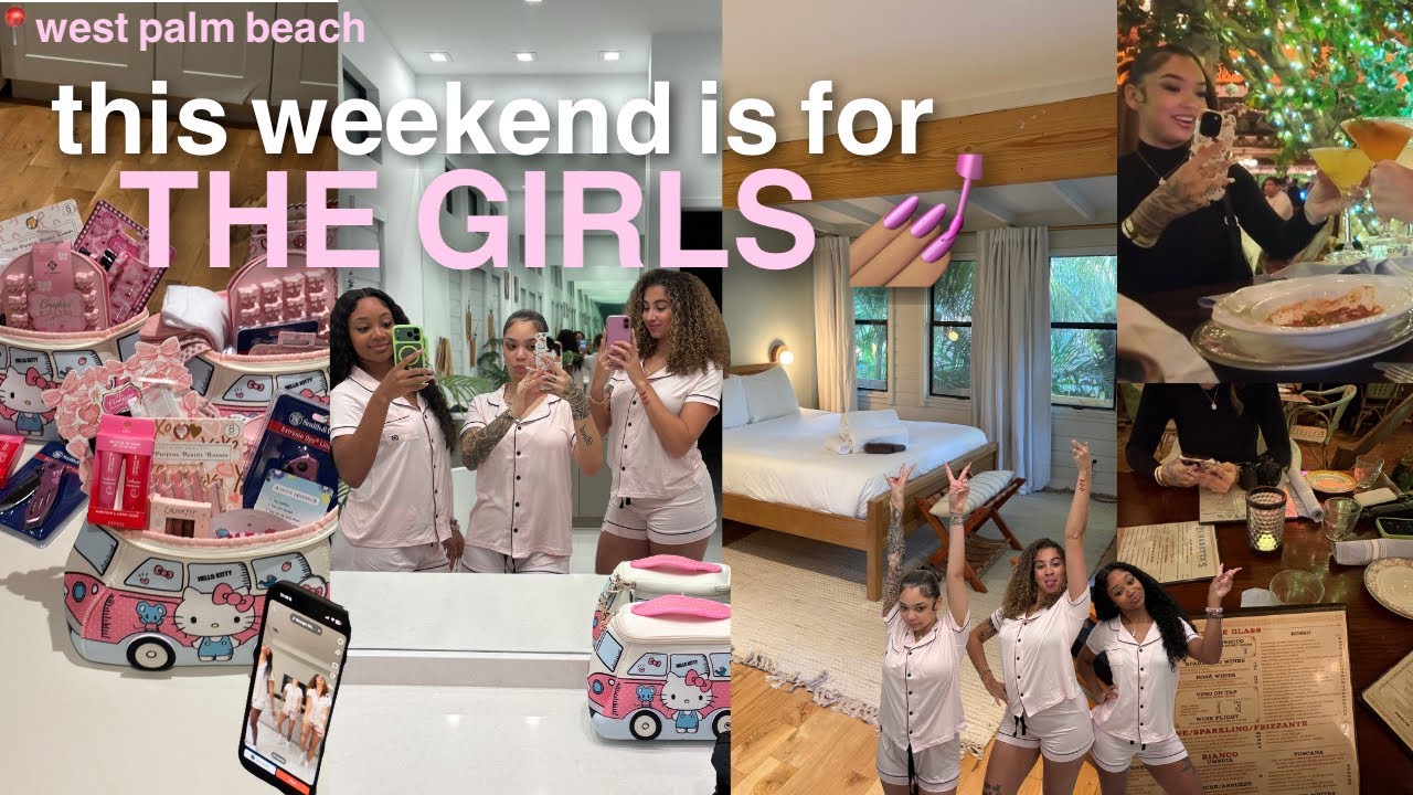 A 10/10 Girls Weekend in West Palm Beach 🏖️  Vision Boards, Arcade, Dinner & Drinks, + so much more