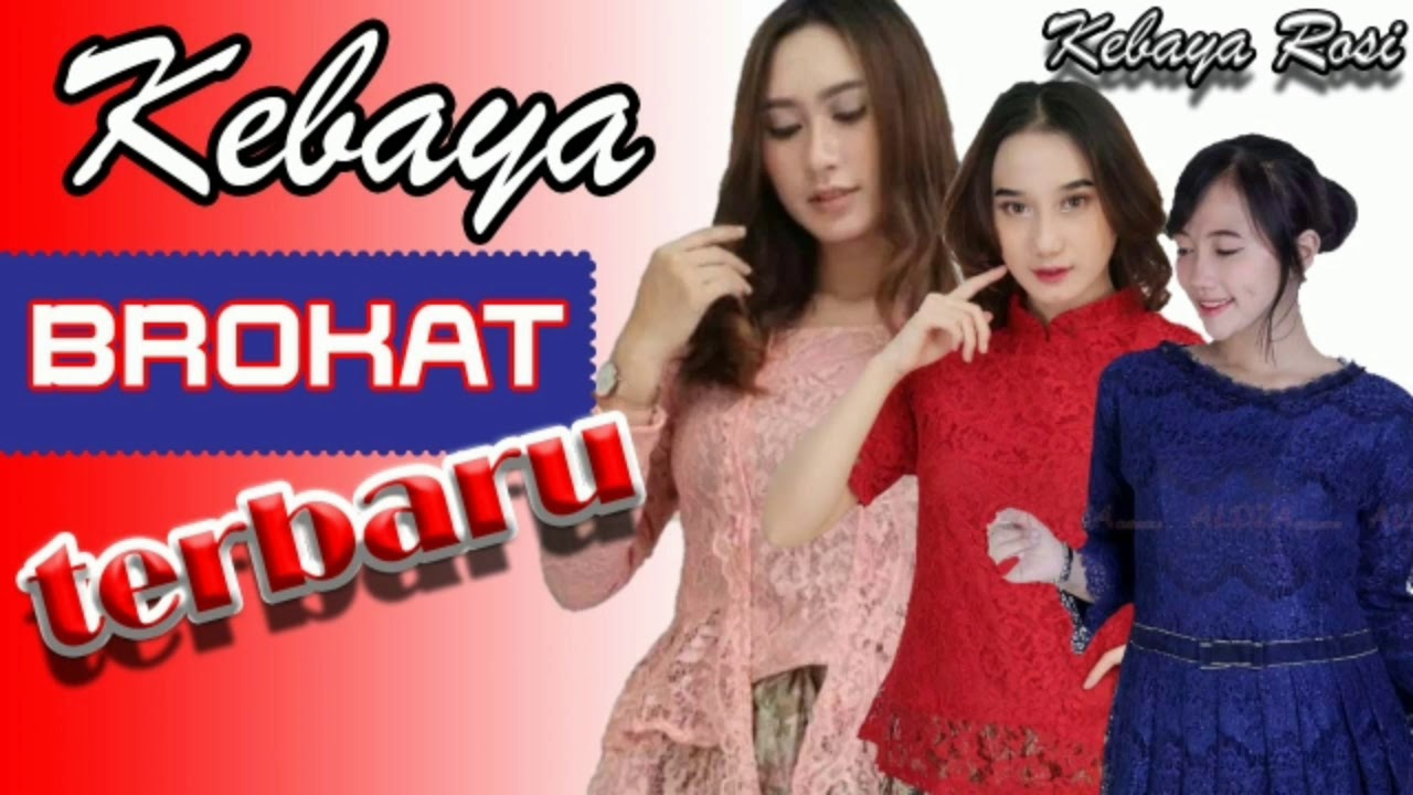 Model Kebaya Brokat Modern Terbaru