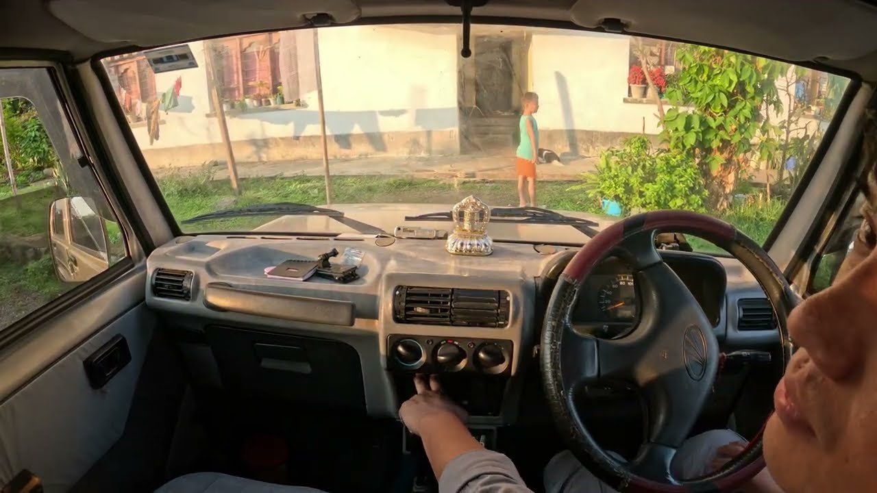 4K RELAXING POV DRIVING ASMR : Mahindra DC Turbo Bolero Drive During Evening Sunset