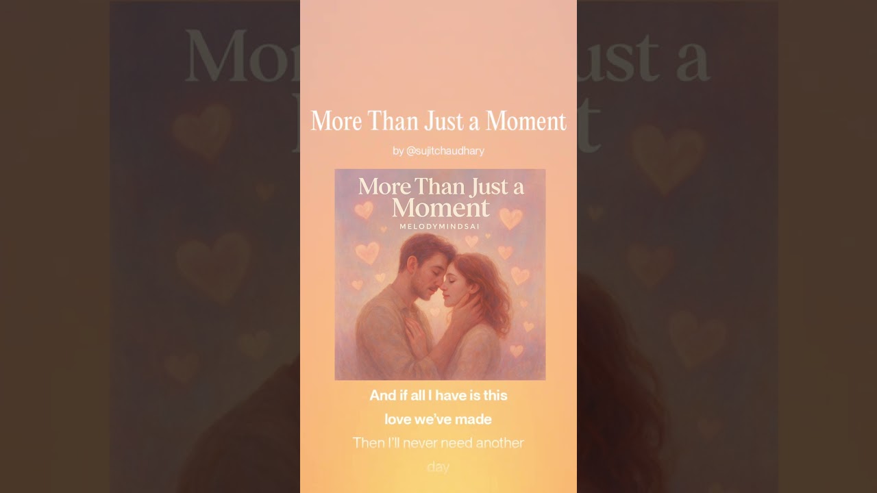 More Than Just a Moment – Official Lyric Video by MelodyMindsAI