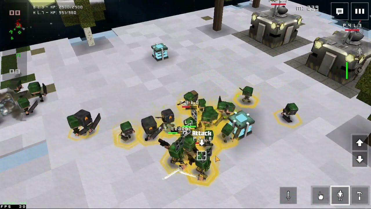 melee only blockmen 2v2 [Block Fortress War]
