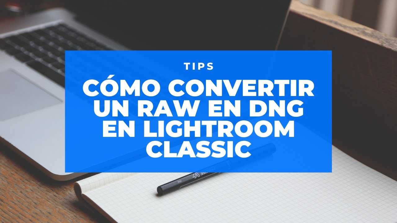 Cómo convertir un RAW en DNG en Lightroom Classic