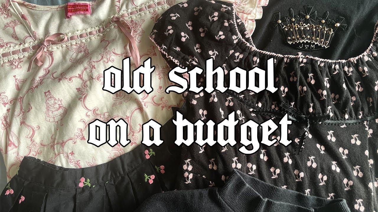 japan online thrift try-on haul | old school lolita fashion