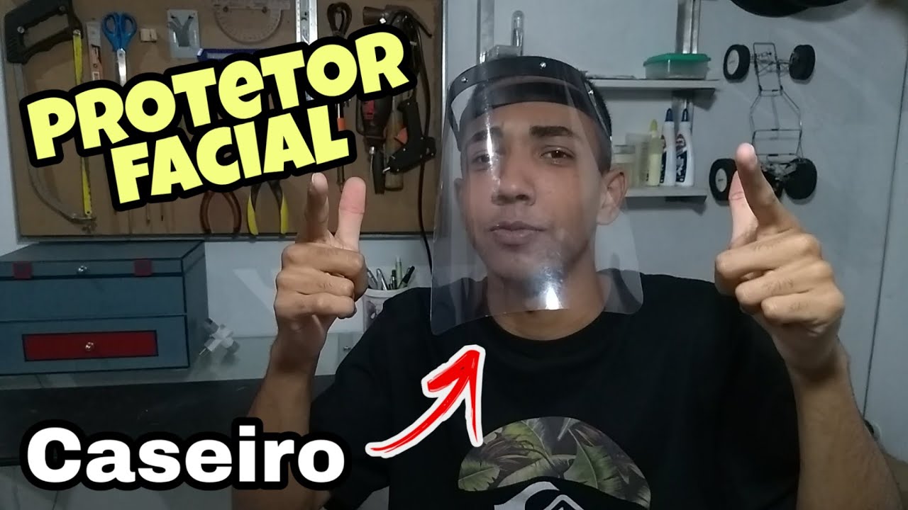 Como fazer protetor facial caseiro