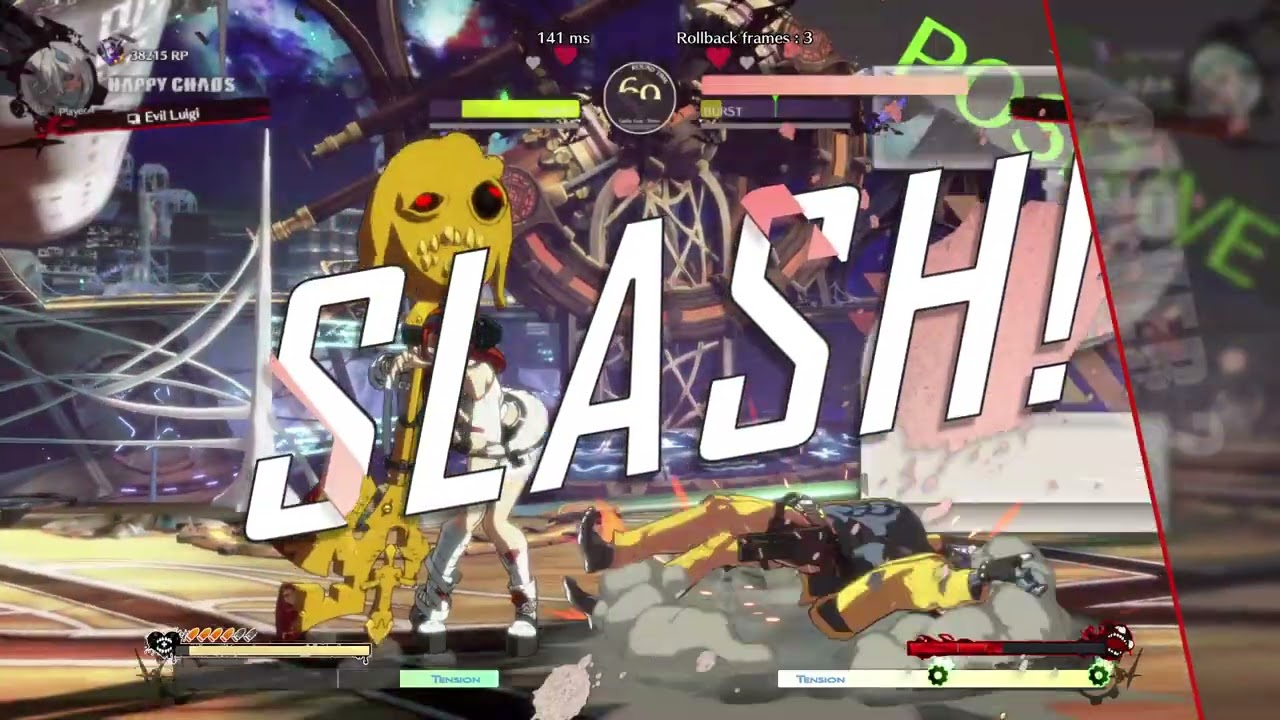 Rood (A.B.A) vs Evil Luigi (Happy Chaos) - Part 2/2 - Guilty Gear  Strive