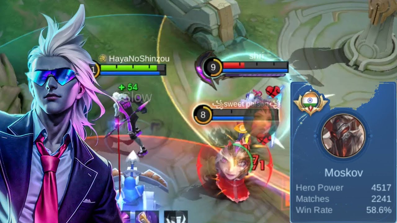 MOSKOV TOP GLOBAL BEST MASKMAN BRUTAL BUILD TO DOMINATE SOLO RANK GAME 2026!! -#mobilelegends 