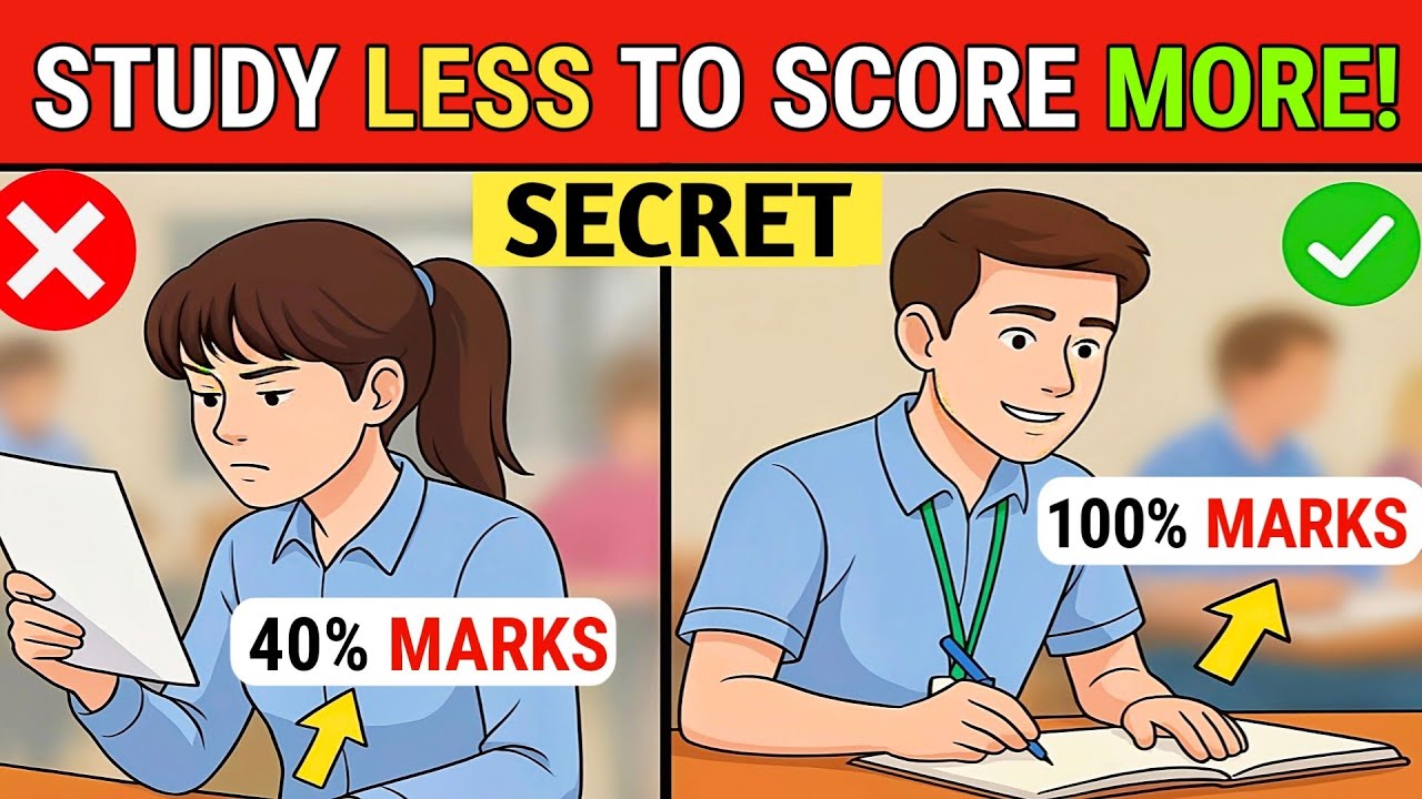 Top 7 Study Tricks Jo Har Student Ko Pata Honi Chahiye 💯 | Score High Marks With LESS Study ✅
