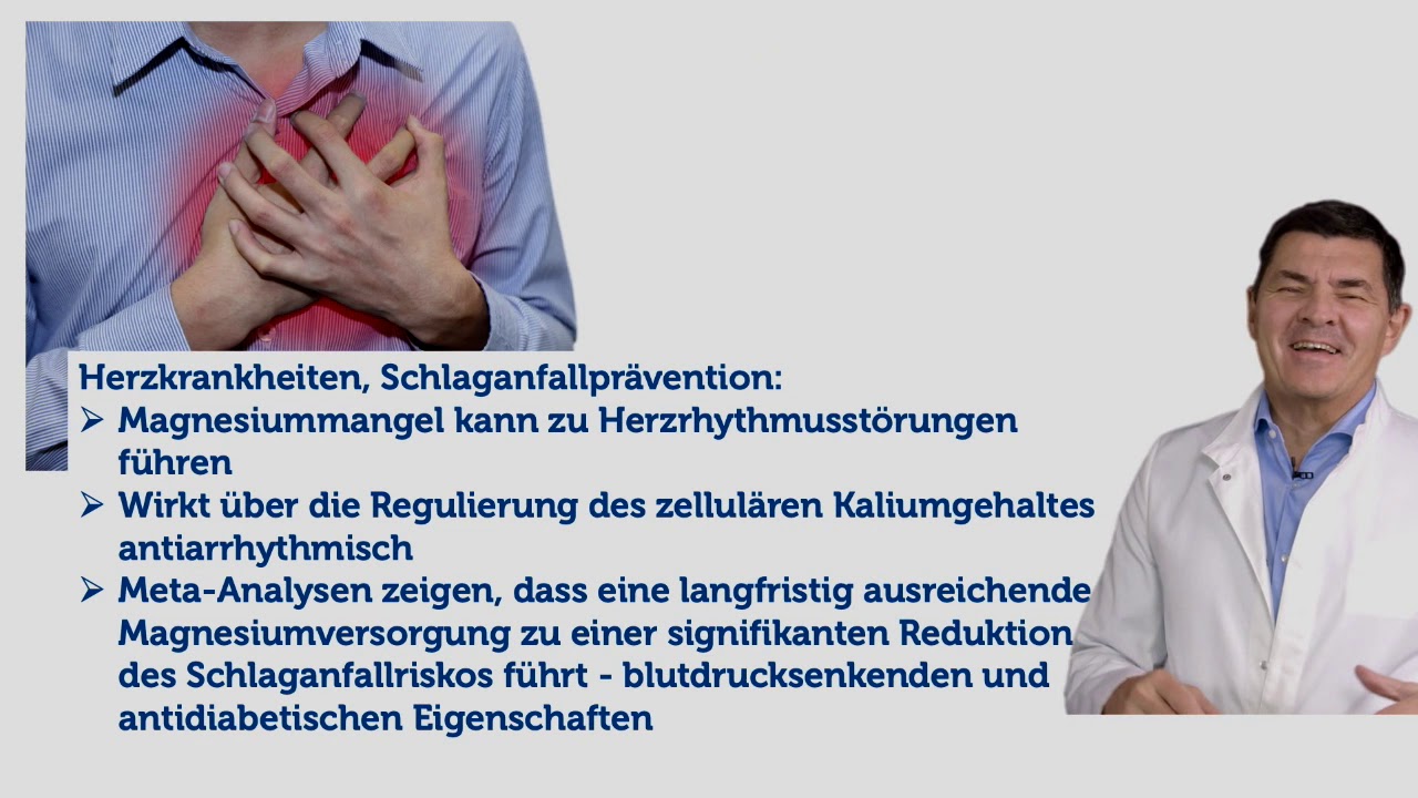 Ursache Magnesiummangel - bei diesen Erkrankungen sollten Sie an einen Magesiummangel denken