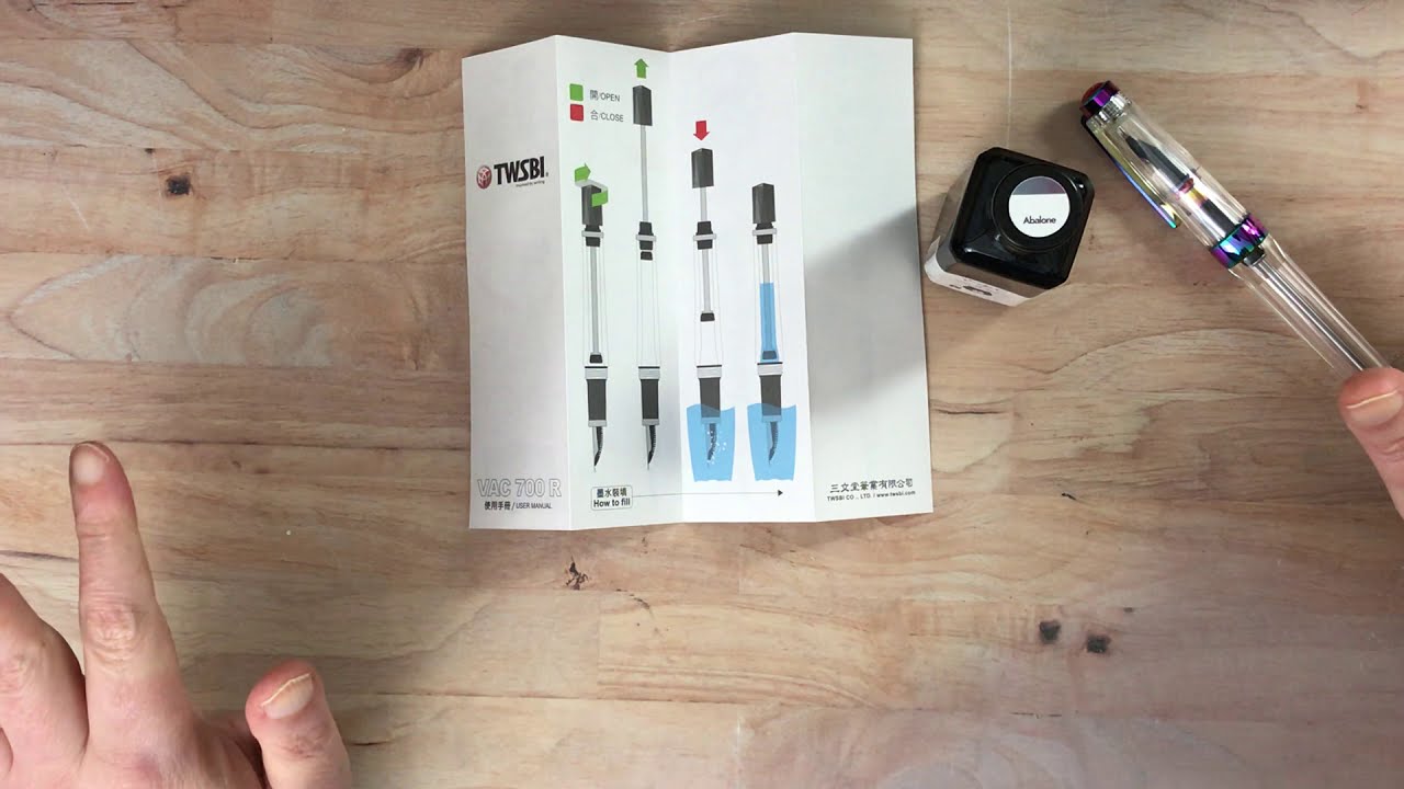 Распаковка и тестирование пылесоса TWSBI Vac 700R Iris Special Edition