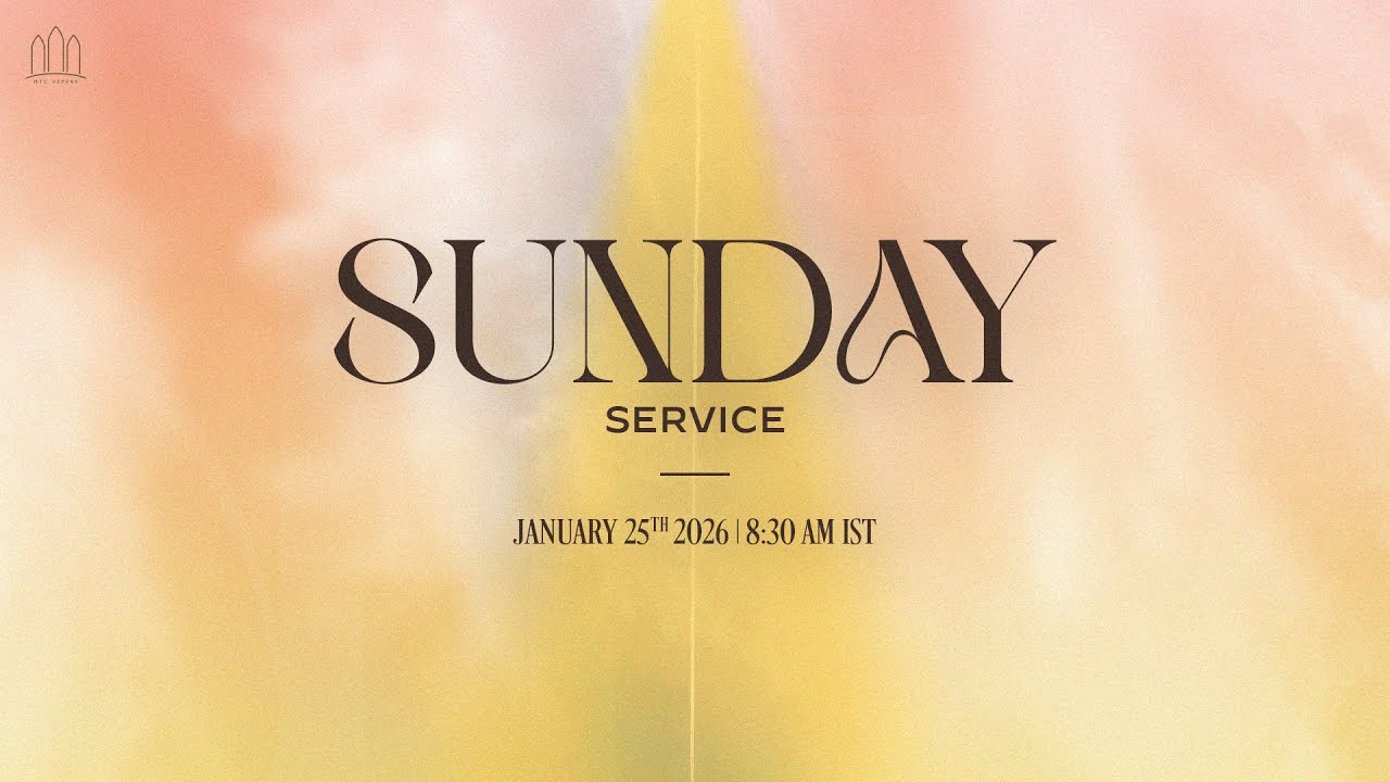 January 25, 2026 | 8:30AM IST | Sunday Worship Service at Methodist Tamil Church, Vepery