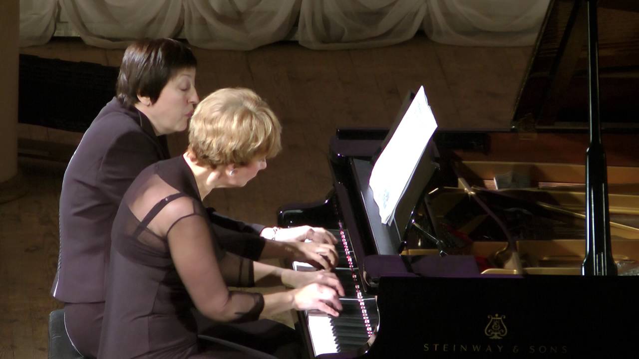 Saint-Saëns Variations  on a theme of Beethoven op.35 for pianos 4 hands