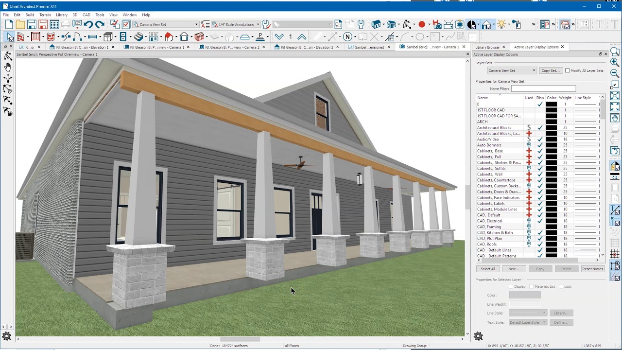 Working on a Porch - Chief Architect