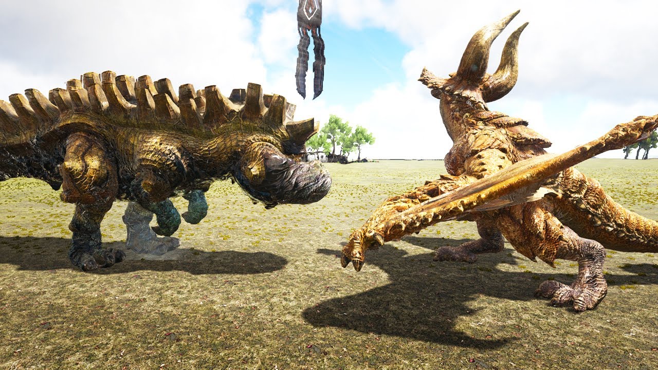 Uragaan vs Diablos - Monster Wars Universe Ark Survival Ascended