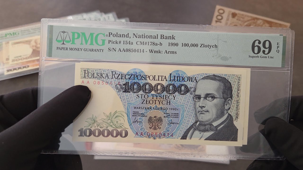 Niezwykła Kolekcja Banknotów | Pierwsze Serie A i AA