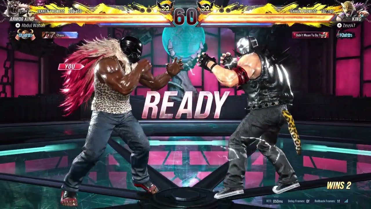 Armor King vs King TEKKEN8