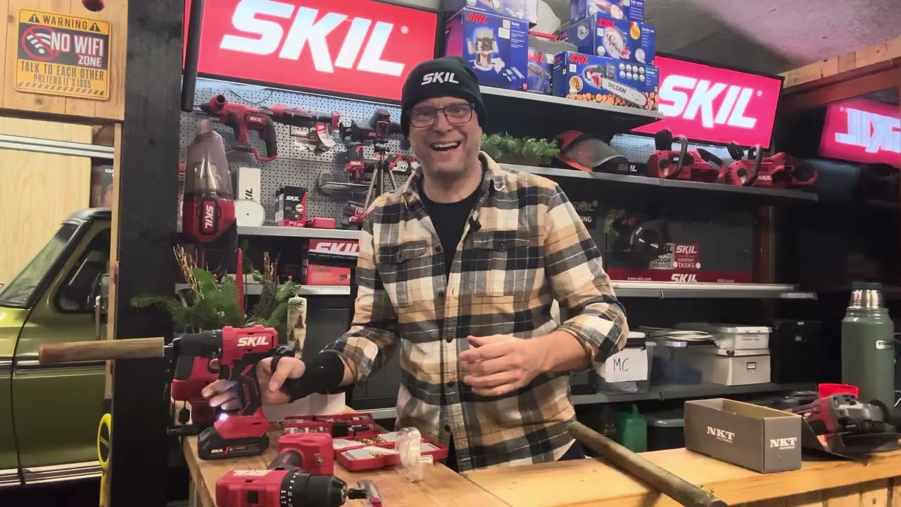 BLACK FRIDAY. Hvem vinder SKIL 3021HC? Hvordan trækker man lod på YouTube? Skil bitsæt & borsæt.