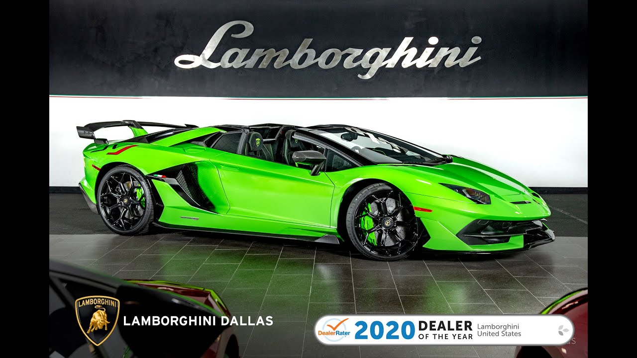 2020 Lamborghini Aventador SVJ Roadster Verde Mantis L1293