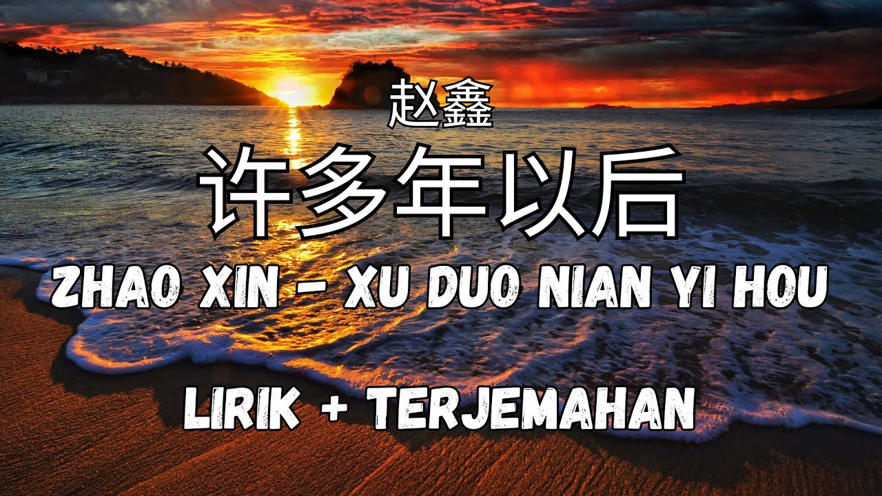 Zhao Xin 赵鑫 - Xu Duo Nian Yi Hou 许多年以后 (Lirik + Terjemahan)