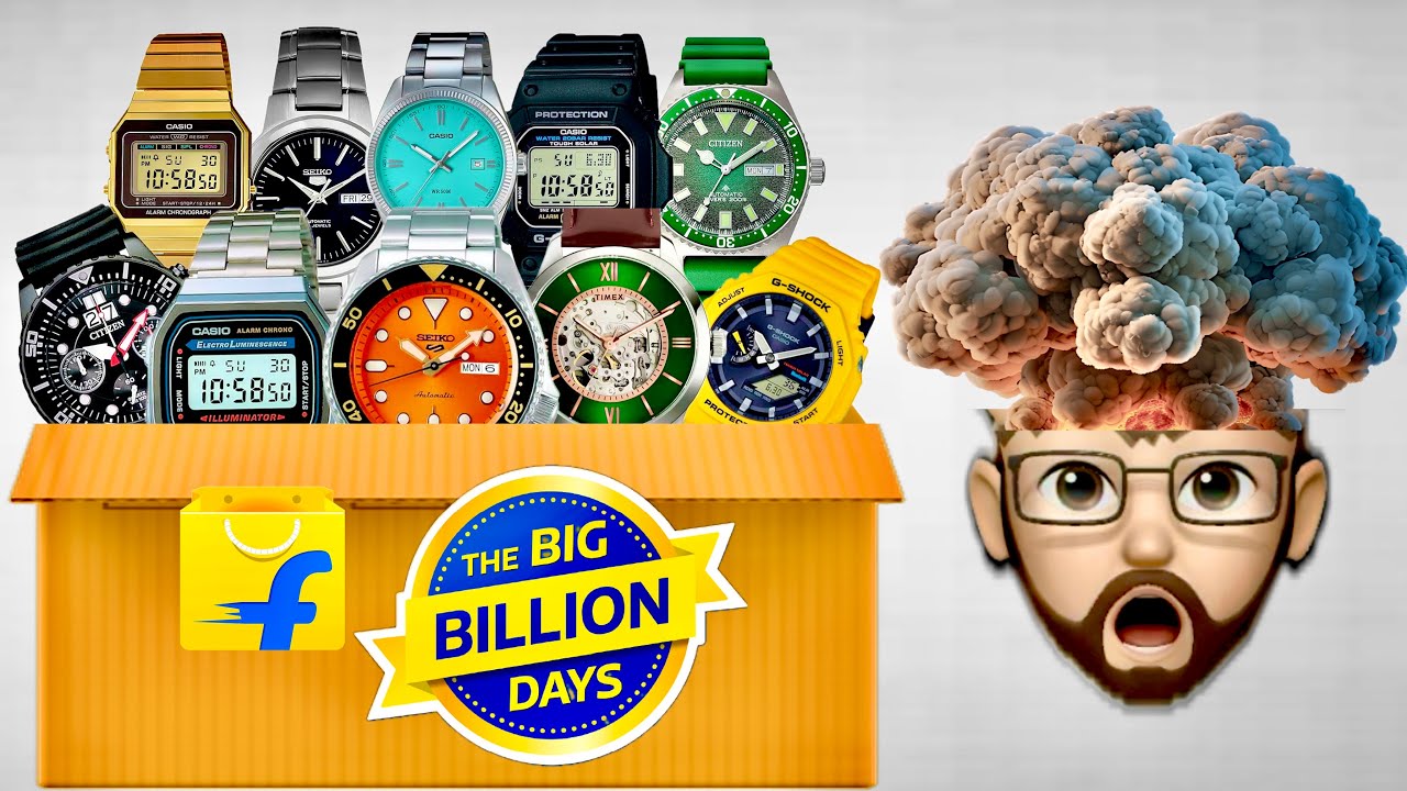 TOP 25 BEST Watch offers FLIPKART BIG BILLION DAYS!! Casio, G-Shock, Timex, Titan, Tissot, Seiko!