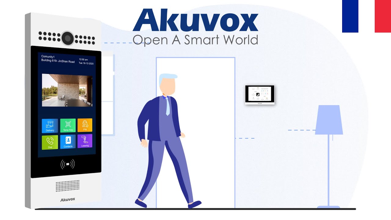 Les Interphones Intelligents avec le Cloud le plus Complet | Akuvox