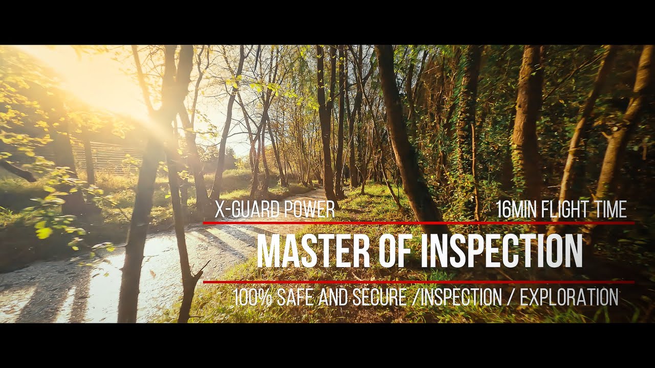 16min of ultra flight inspection of a small river with the X-Guard Power