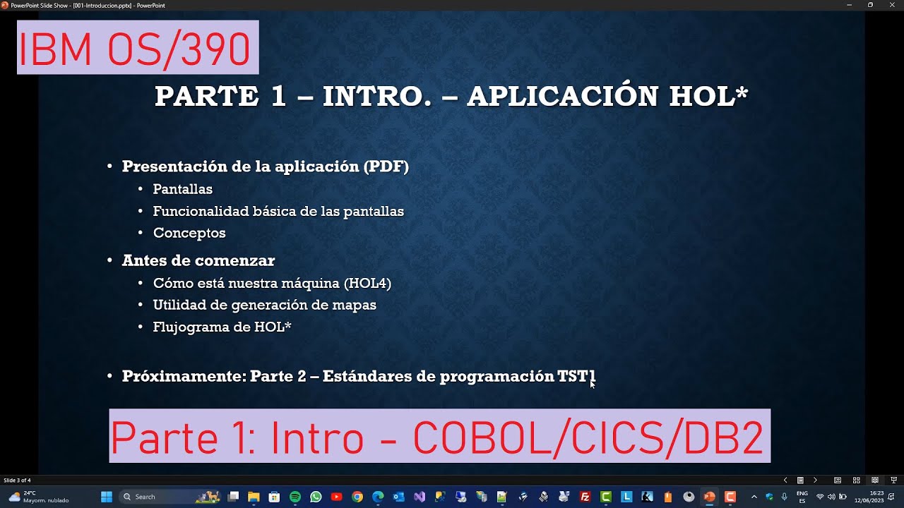 IBM OS/390: Parte 1: Intro - COBOL/CICS/DB2