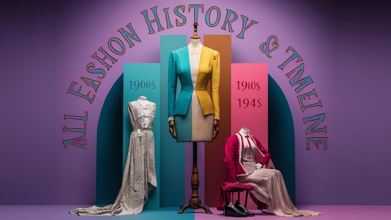 All Fashion History & Timeline - From 1900s To Today | The History of Fashion