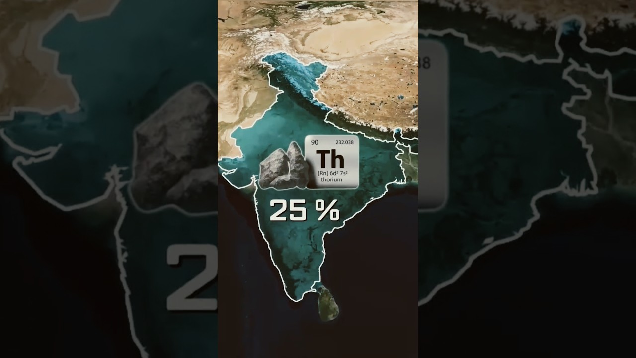 India's largest thorium reserves are here! 😱🤔 #shorts #india #energy