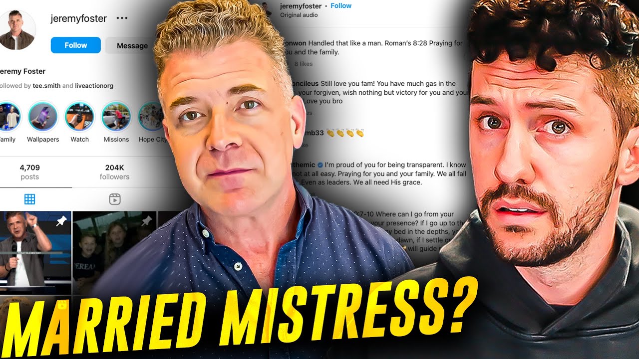 Disgraced Megachurch Pastor Jeremy Foster SPEAKS OUT After Marrying MISTRESS