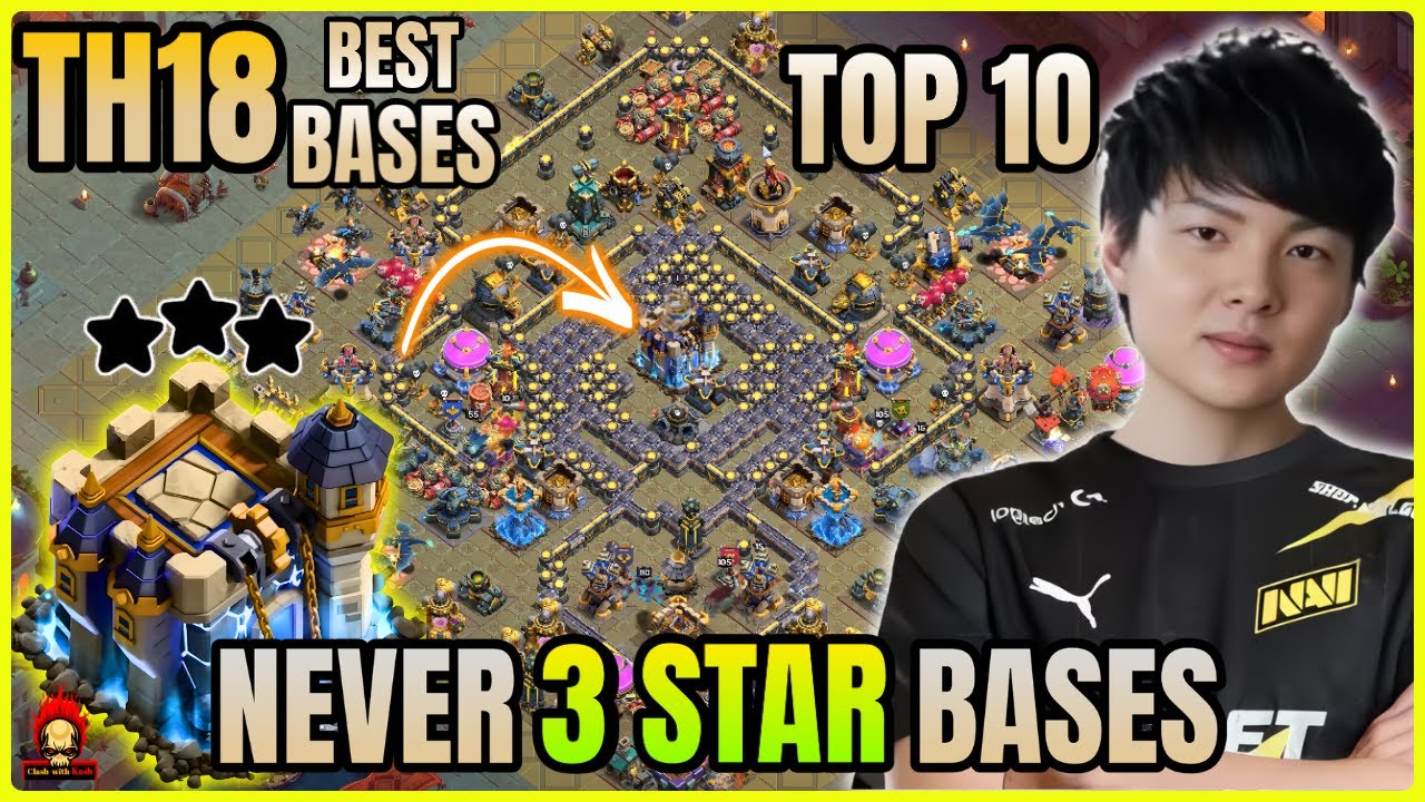 *NEVER 3 STAR*🔥TOWN HALL 18 Th18 WAR BASE With Link | TH18 LEGEND Base With Link | Clash of clans