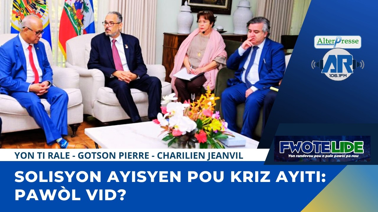 Solisyon ayisyen pou kriz Ayiti : Pawòl vid ?