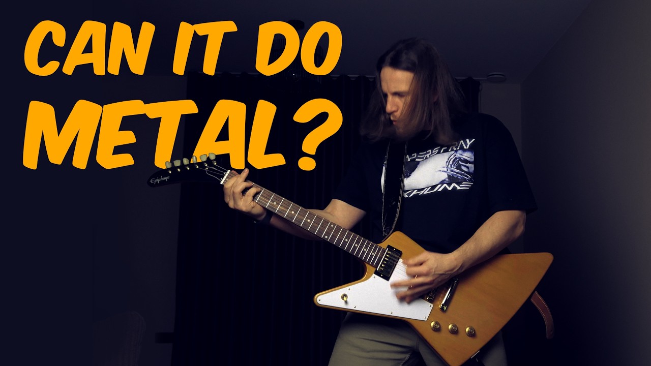 DOES IT DO METAL? - Epiphone Explorer 1958 Korina
