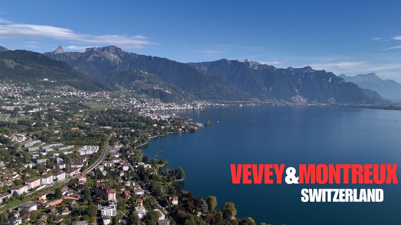“Vevey & Montreux – A Timeless Swiss Riviera | 4K Cinematic Drone Film”