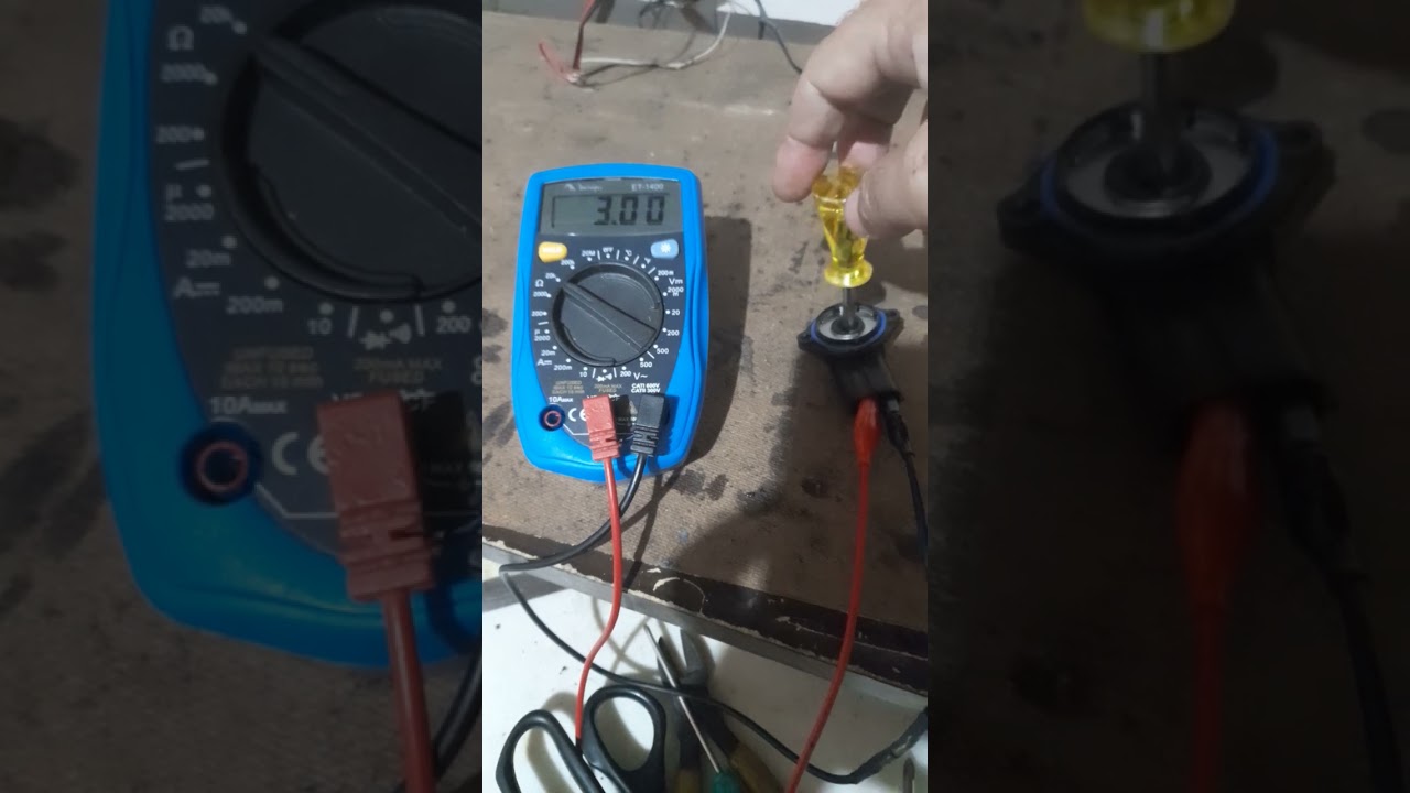 testando sensor tps original ford fiesta
