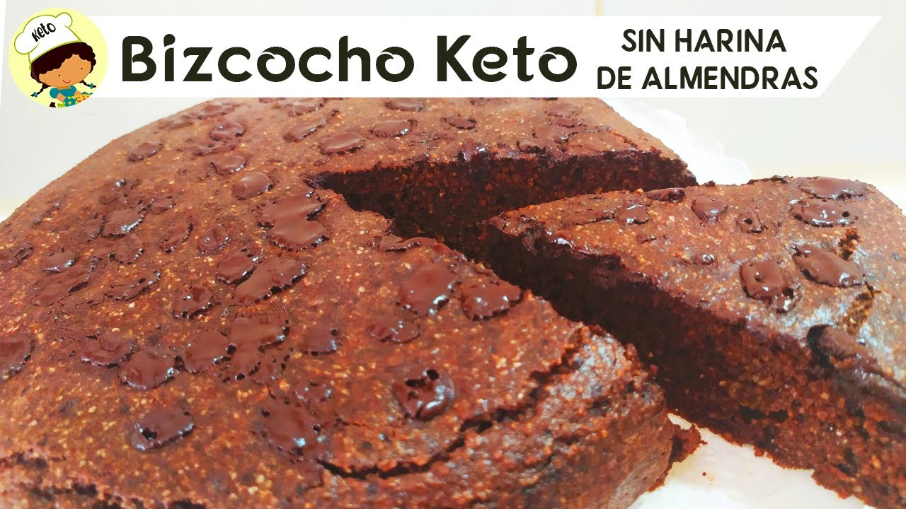 BIZCOCHO DE CHOCOLATE | KETO | CETOGENICO|Sin Gluten.