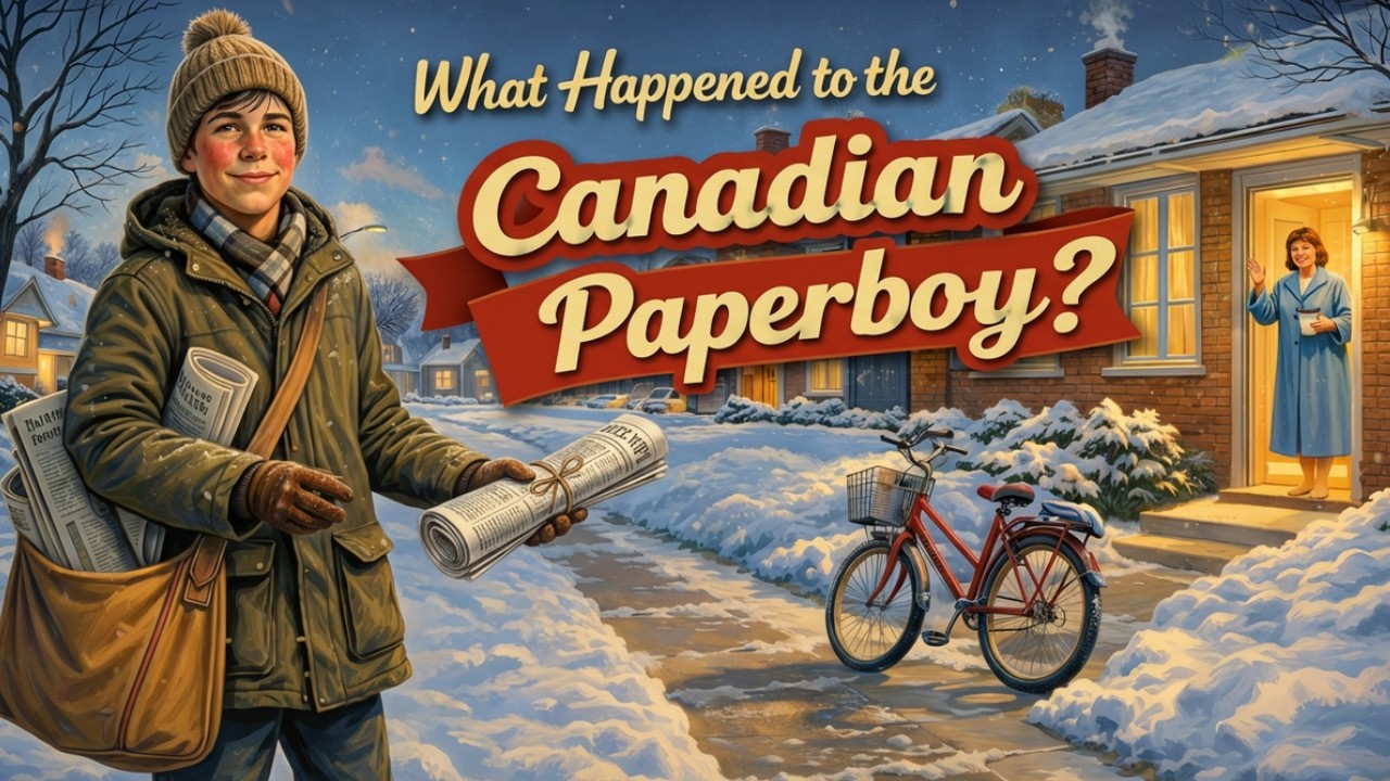 What Happened to the Canadian Paperboy? | Why Kids Stopped Delivering the News