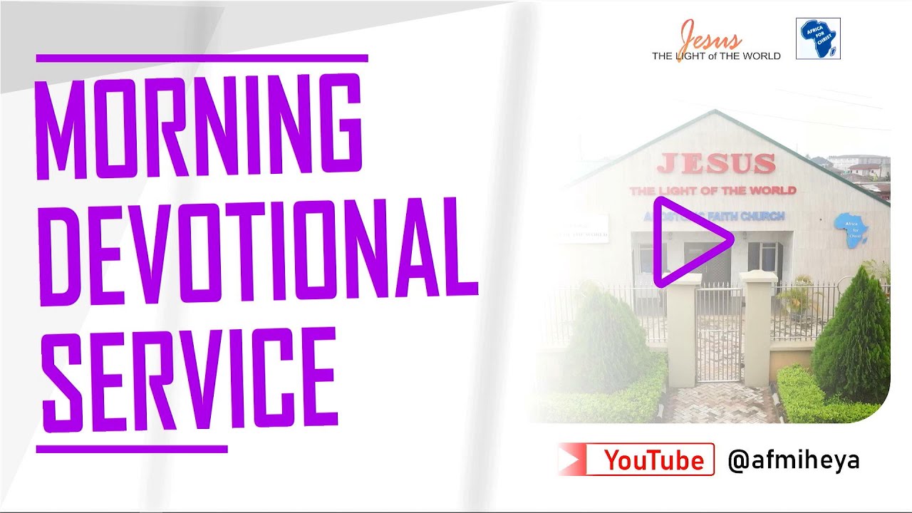 Devotional Service. 28 - 12 - 2025. Apostolic Faith IHEYA
