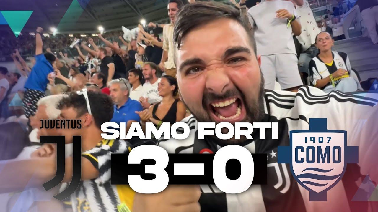 INARRESTABILI! 🍕🍕🍕JUVENTUS 3-0 COMO | REACTION DALLO STADIUM