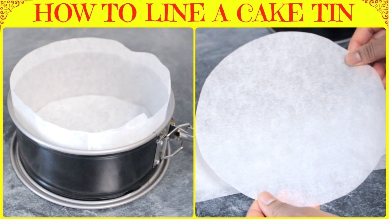 How to Line a Round Cake Tin Recipe | Tried and True Lining Baking Pan Tips