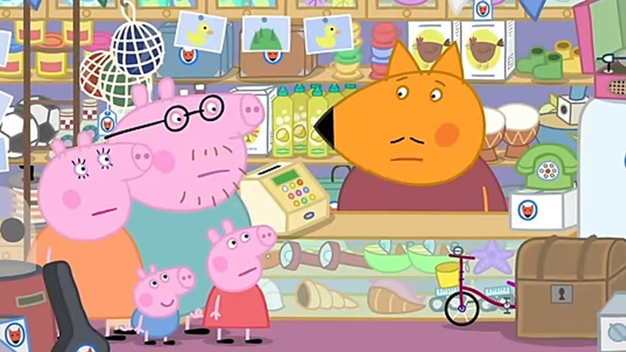 Peppa Pig Playground 🦊 | Mr Fox's Shop | Peppa Pig Full Episodes