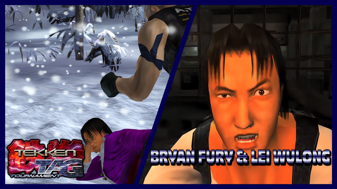 TEKKEN TAG TOURNAMENT [PS2] Arcade Mode – Bryan Fury & Lei Wulong Gameplay [4K 60FPS]