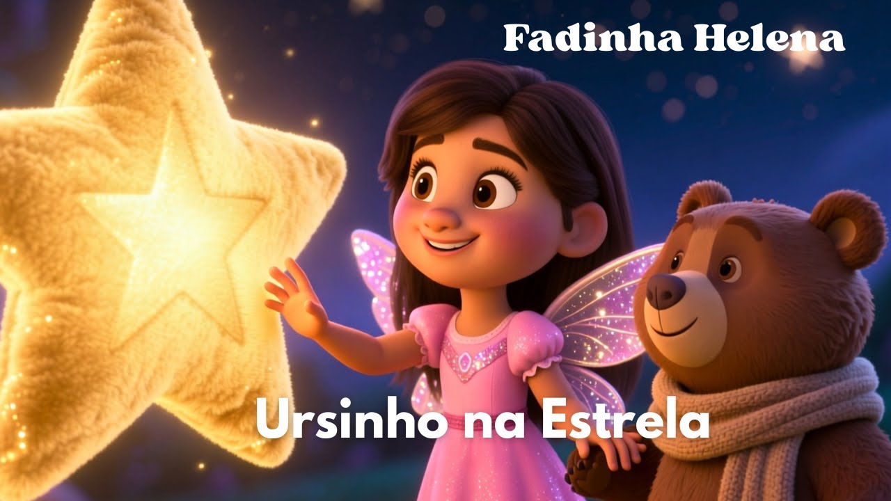HISTÓRIA INFANTIL 🎭| Fadinha Helena e o ursinho na estrela ✨ | Historinha para dormir ✨