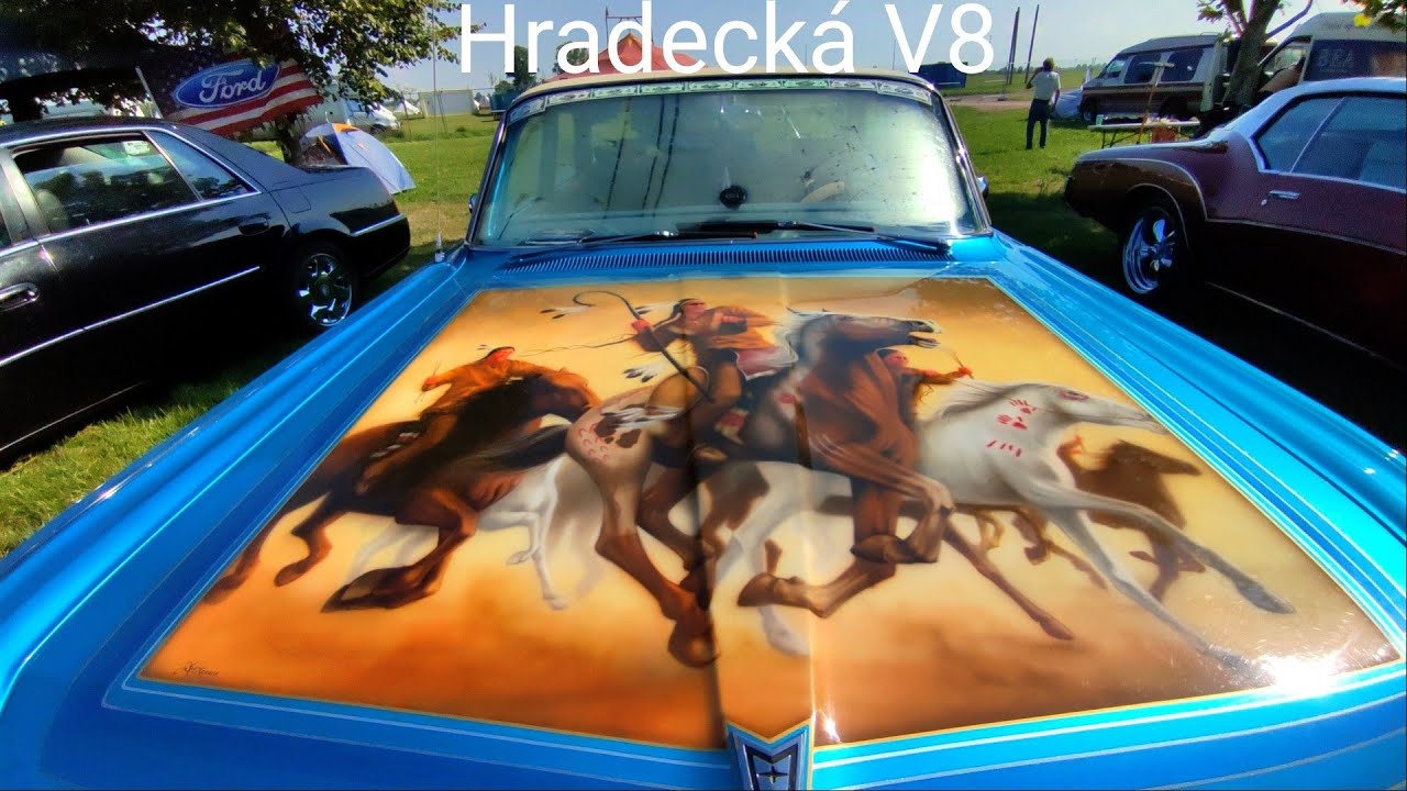 Hradecká V8 - Sraz Amerických Automobilů na letišti Hradec Králové (18.08.2023 - 20.08.2023)