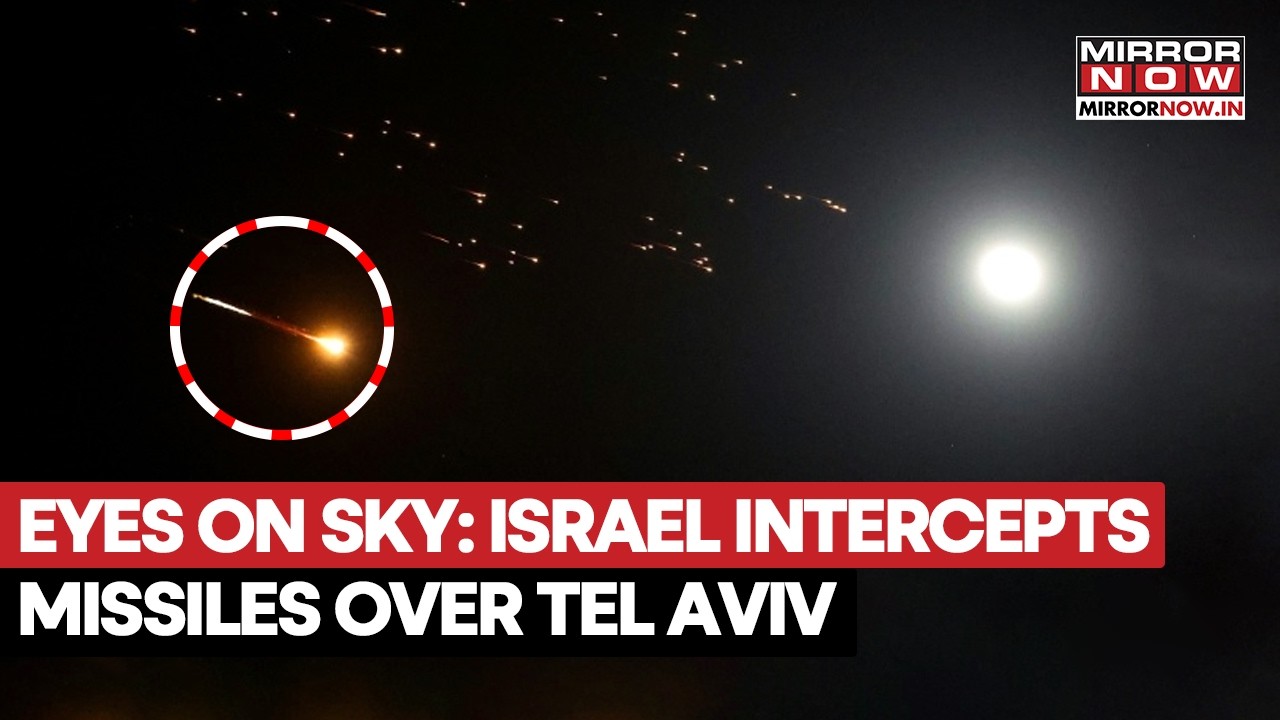 Israel Intercepts Missiles Over Tel Aviv As US-Iran Conflict Triggers New Escalation | Watch