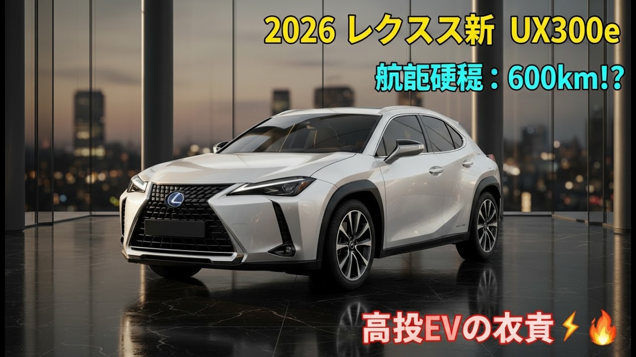 450KM Range & 6.5km/kWh?! The 2026 Lexus UX 300e Just Shocked Everyone 🔥