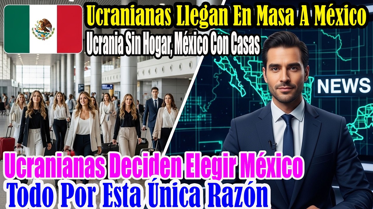 Mujeres ucranianas llegan a México: dejan EE.UU. y Europa y eligen Ciudad de México para vivir ahora