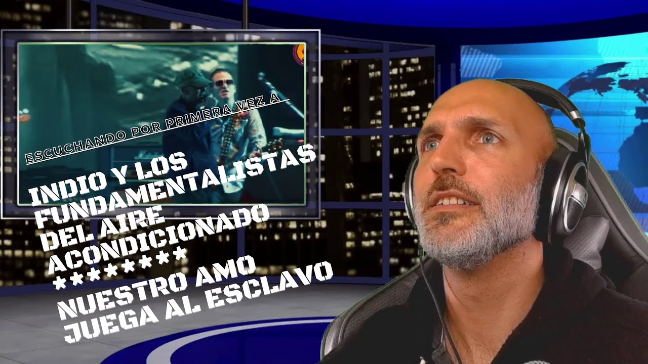 Escuchando por primera vez al Indio Solari tocando Nuestro amo juega al esclavo, vivo 2016. Reaction